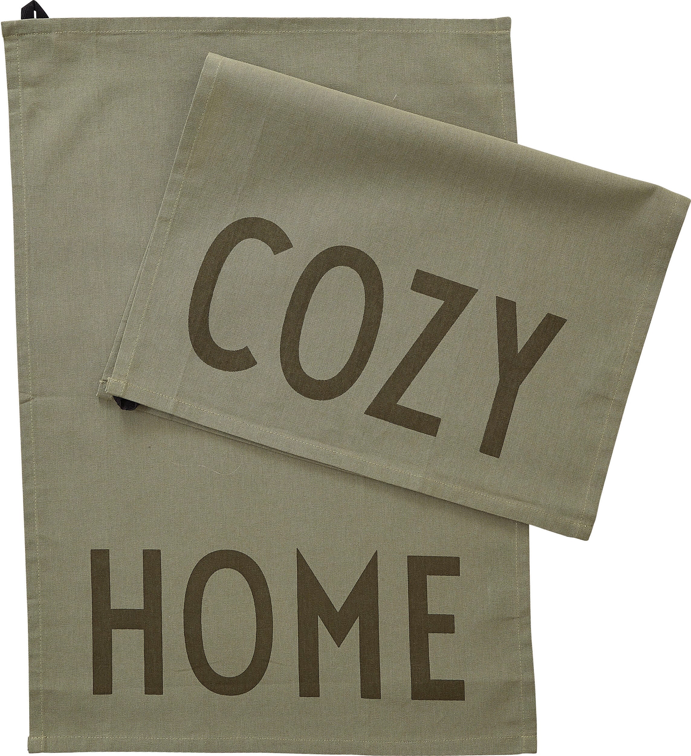 Favourite Home Cozy Küchentücher olivenfarben 2 St.