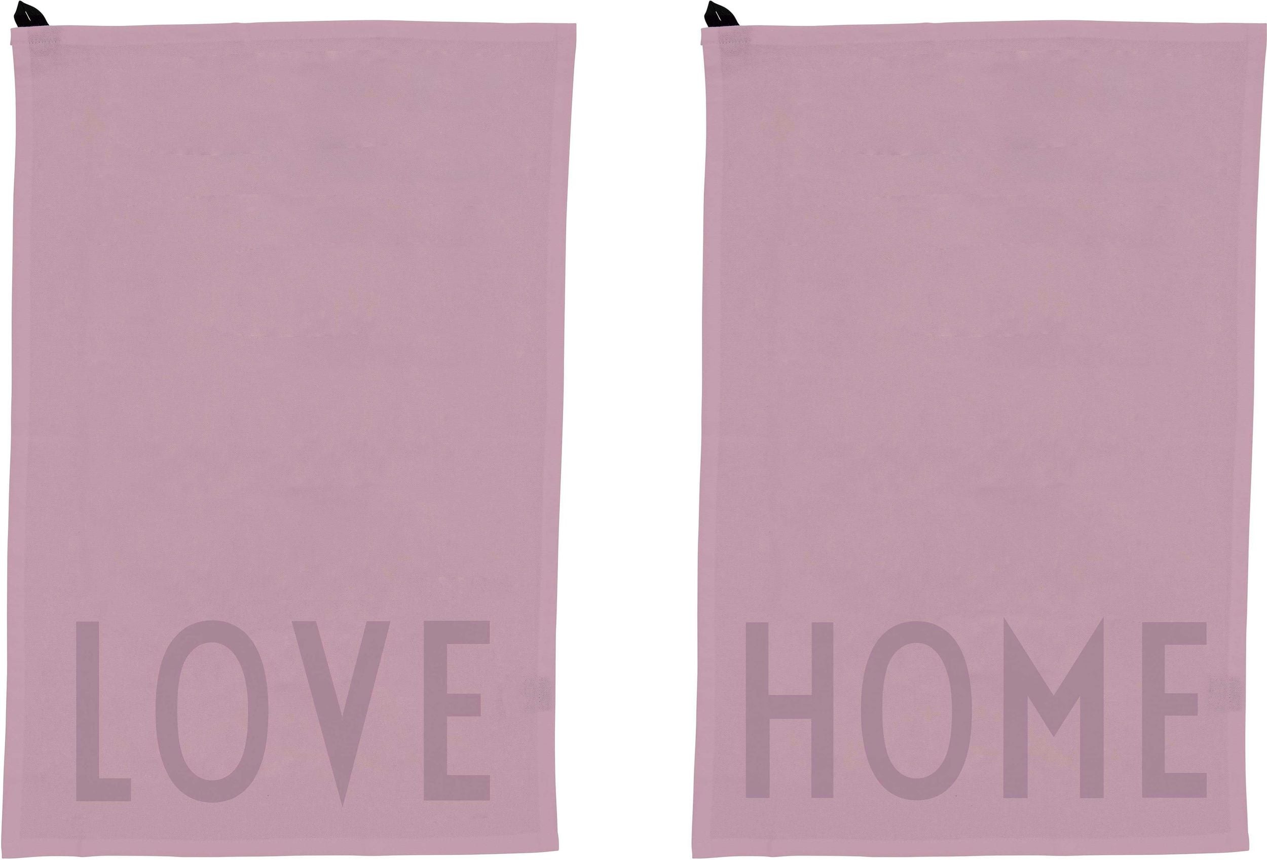 Favourite Love Home Küchentücher lavendelfarbig 2 St.