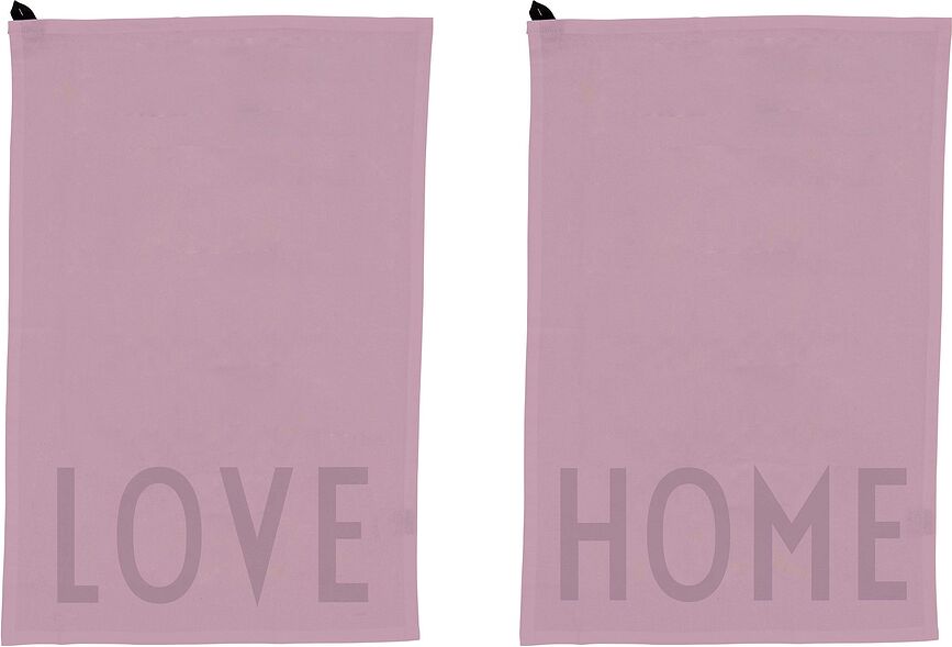 Favourite Love Home Πετσέτες Κουζίνας, λεβαντί, 2 τμχ