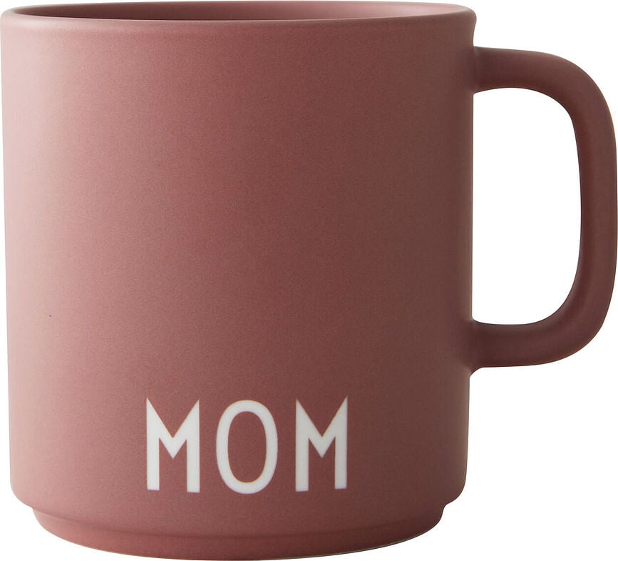 Favourite Mom Becher mit Henkel Altrosa