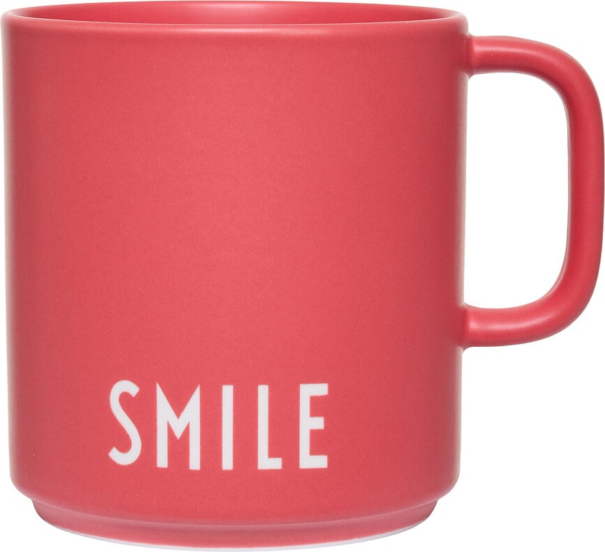 Favourite Smile Becher mit Henkel rot