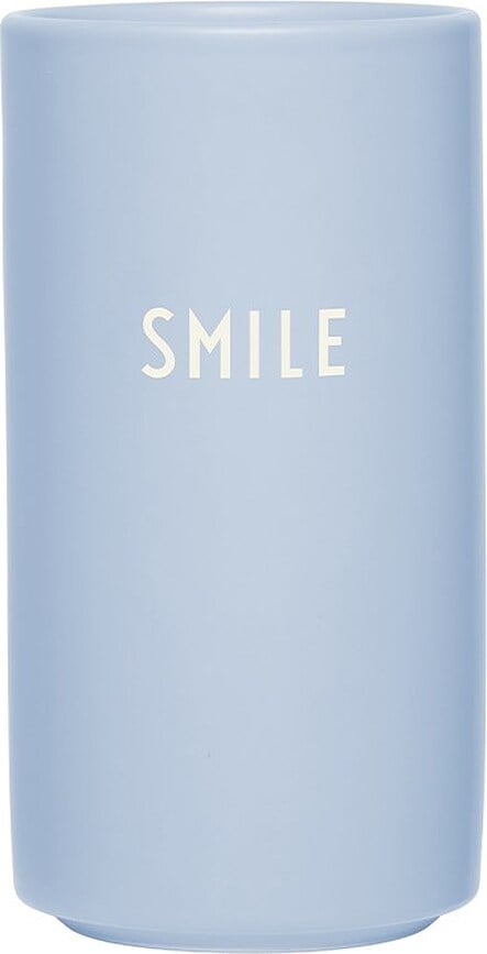 Favourite Smile Vase / Bougeoir, bleu clair