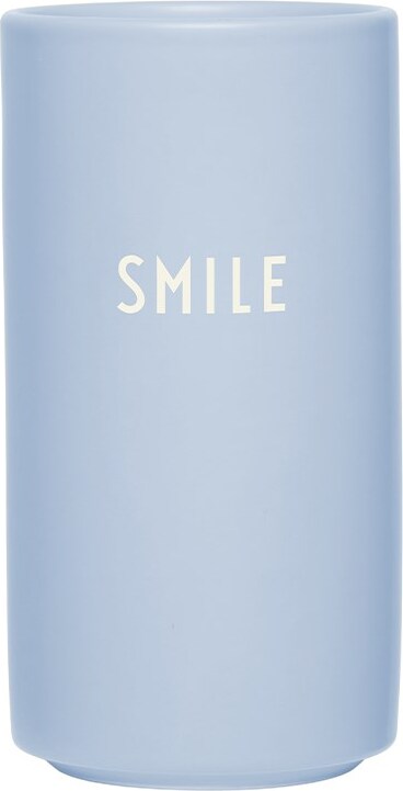 Favourite Smile Vase oder Kerzenständer hellblau