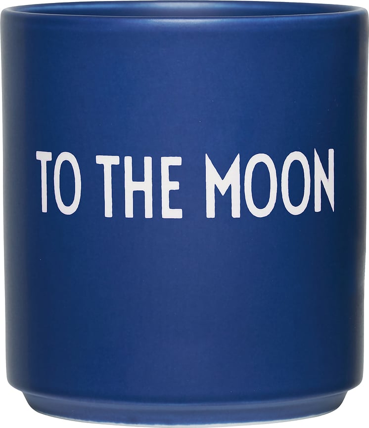 Favourite To The Moon Tasse, bleu marine