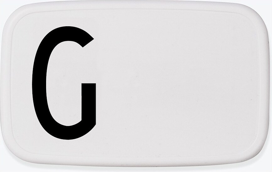 Fiambrera AJ, con la letra G