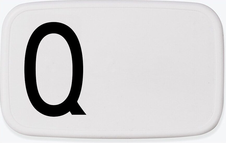 Fiambrera de almuerzo AJ, letra Q