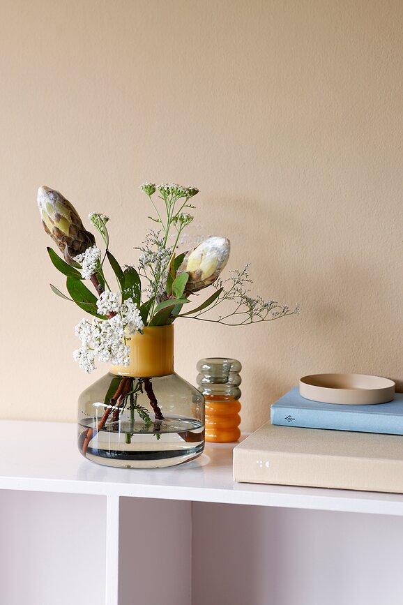 Generous Vase moyen, bleu