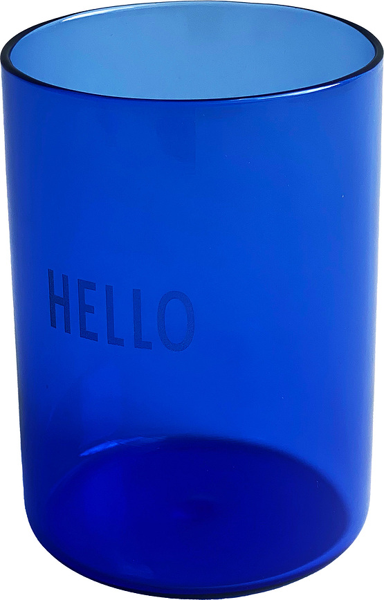 Glas Favourite HELLO kobolt