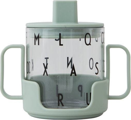 Grow Baby-Becher grün aus Melamin und Glas 3 El.