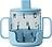 Grow Baby-Becher himmelblau aus Tritan und Glas 3 El.