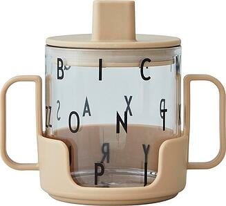 Grow Children's mug beige made of tritan and glass 3 el.
