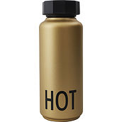 Hot Thermosflasche goldfarben