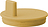 Kandiklis puodeliams Kids Personal garstyčių spalvos