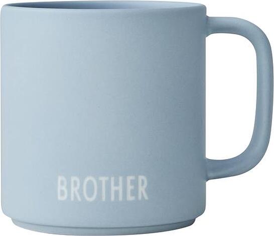 Kubek z uchem Mini Favourite Brother Love błękitny