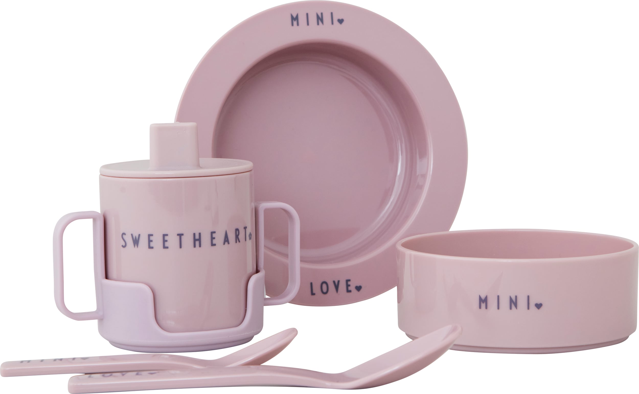 Mini Favourite Baby-Geschirr lavendelfarbig 5 El.