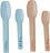 Mini Favourite Baby teaspoons blue-beige 4 pcs