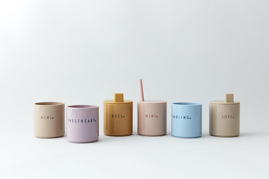 Mini Favourite Love Παιδικό Κυπελλάκι, ανοιχτό ροζ, από τριτάνιο