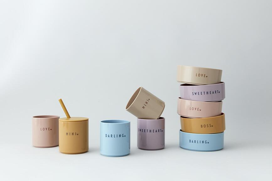 Mini Favourite Love Παιδικό Κυπελλάκι, ανοιχτό ροζ, από τριτάνιο