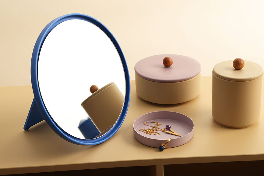 Mirror Mirror Καθρέφτης Μακιγιάζ, κοβαλτί