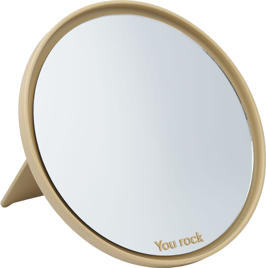 Mirror Mirror You Rock bézs Kozmetikai kis tükör