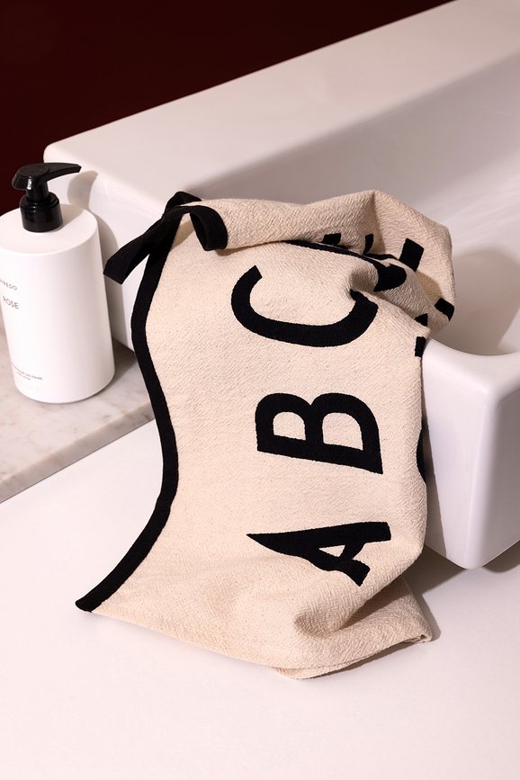 Paño de Cocina Premium Classic, 50 x 70 cm, beige y azul