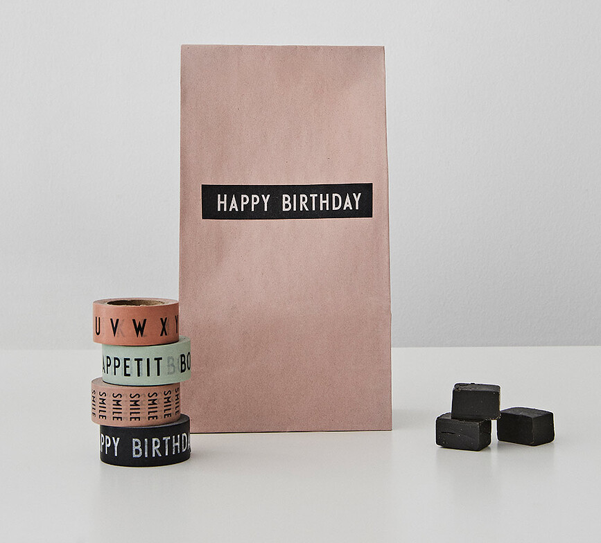 Say It With Tape ABC Bon Apetit Tape black and green 2 pcs