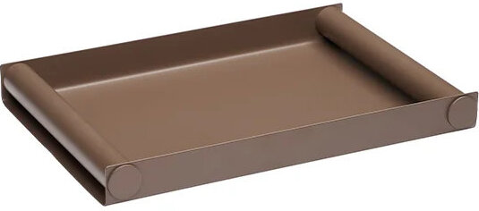 Serviertablett Ray Tray M, braun