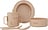 Set de Vajilla infantil Mini Favourite, beige, Set de 5 piezas