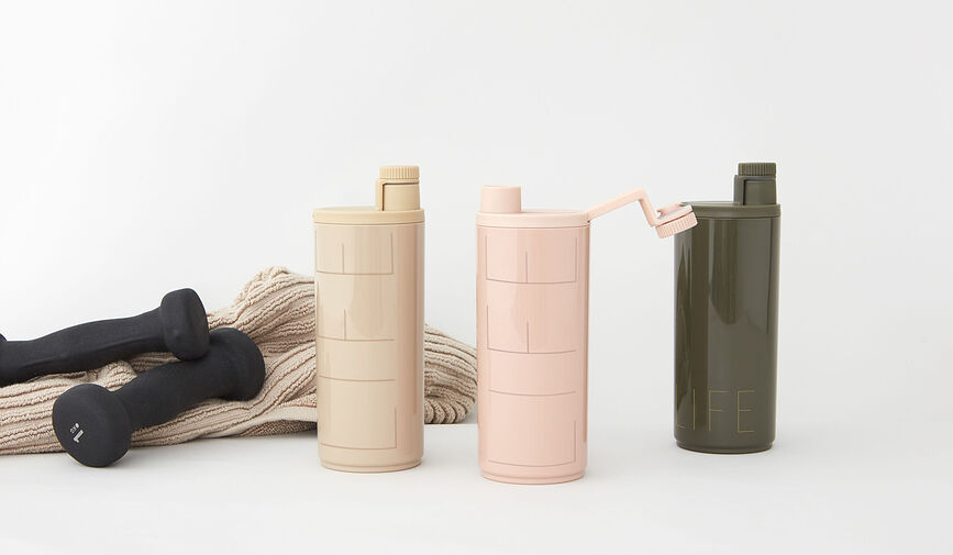 Σέικερ To Go, 500 ml, λαδί