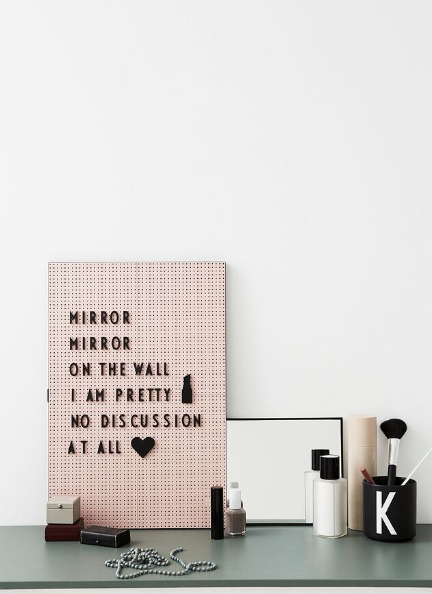 Tablero de letras Design Letters, A3, gris oscuro