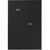 Tablica Design Letters A2 czarna