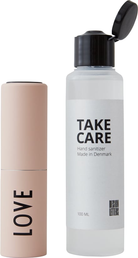 Take Care Spender und Desinfektionsmittel puderfarbig 2 El.