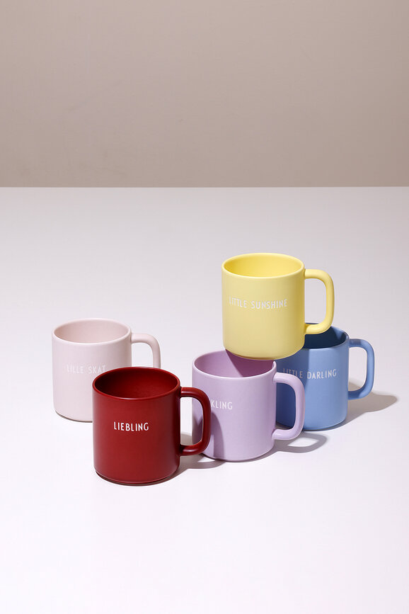Tasse avec anse Favourite Little LILLE SKAT, gris