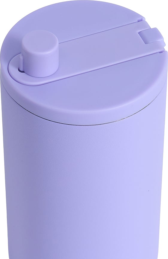 Taza de viaje Design Letters, morada