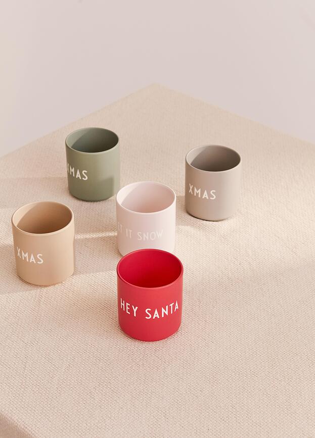 Taza Favourite Xmas Hey Santa, rojo