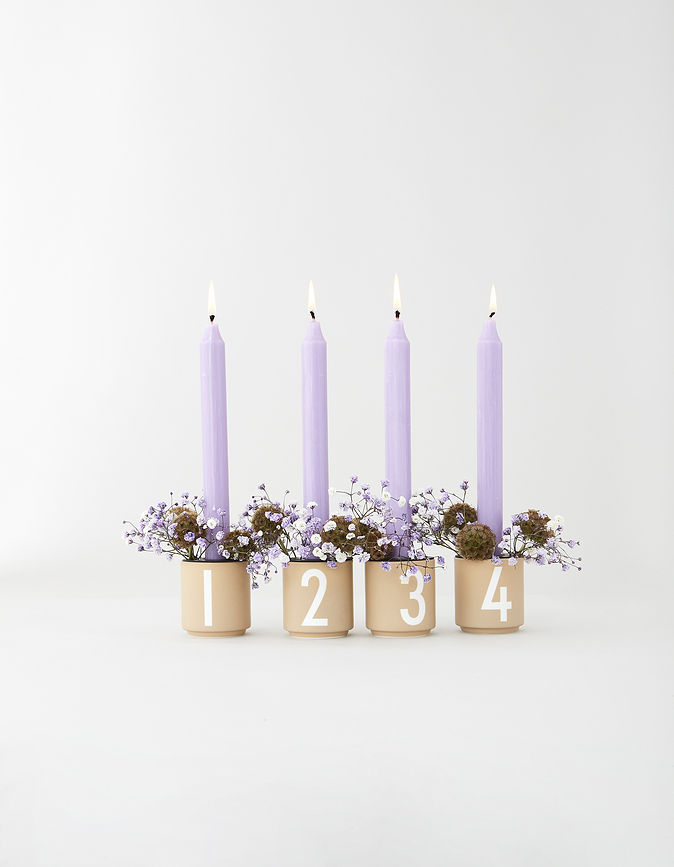 Tazas de Espresso AJ, blancas, 4 unidades