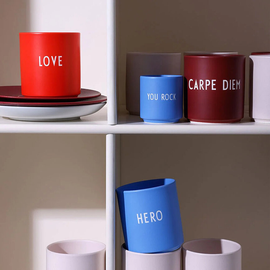 Tazza Favourite Love & Friendship ROOMIE azzurra