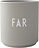Tazza strutturata Favourite DA Far grigiastra