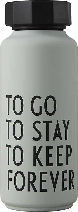 Termo Hot, gris-verde