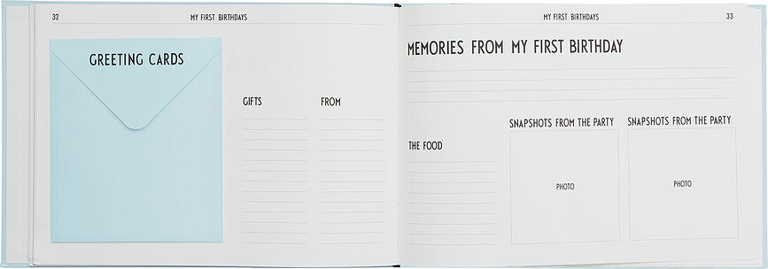 The Little Memory Άλμπουμ Αναμνήσεων, μπλε