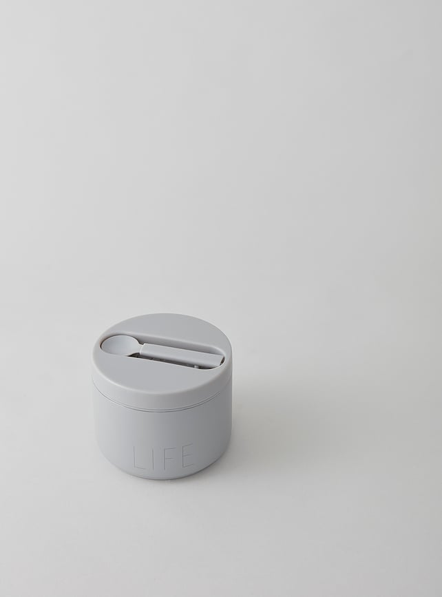 To Go Life Termo Posuda za Hranu mala sa žlicom siva 2 kom.