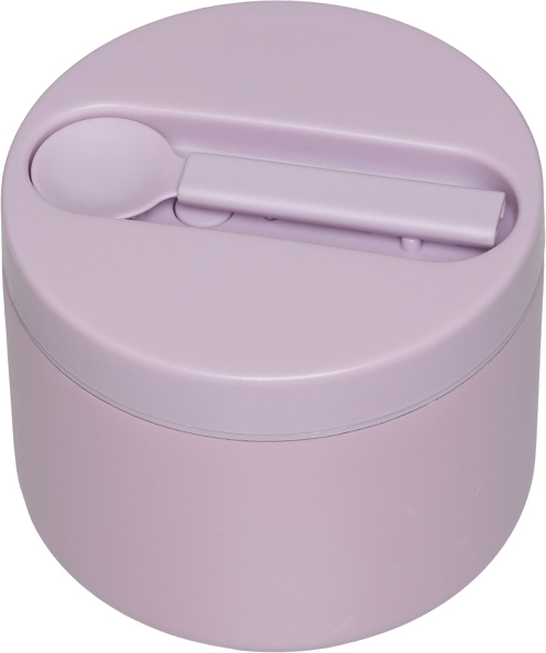 To Go Thermo-Lunchbox klein lavendelfarbig mit Löffel 2 El.