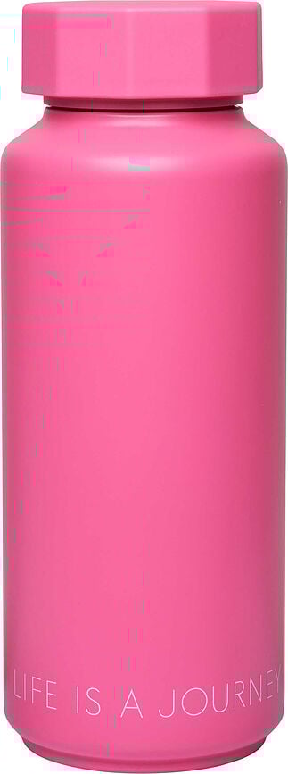 Tone-On-Tone Bouteille isotherme Life is a Journey, rose