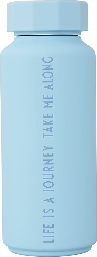 Tone-On-Tone Life is a Journey Thermo-Flasche himmelblau