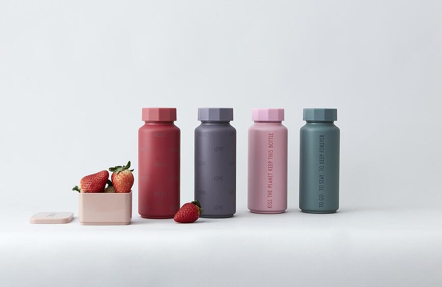 Tone-On-Tone Kiss Termos Boca ružičasta