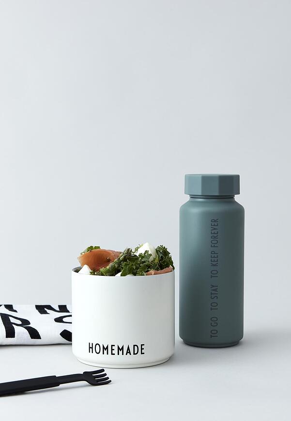 Tone-On-Tone Life is a Journey Termo steklenica, svetlo modra