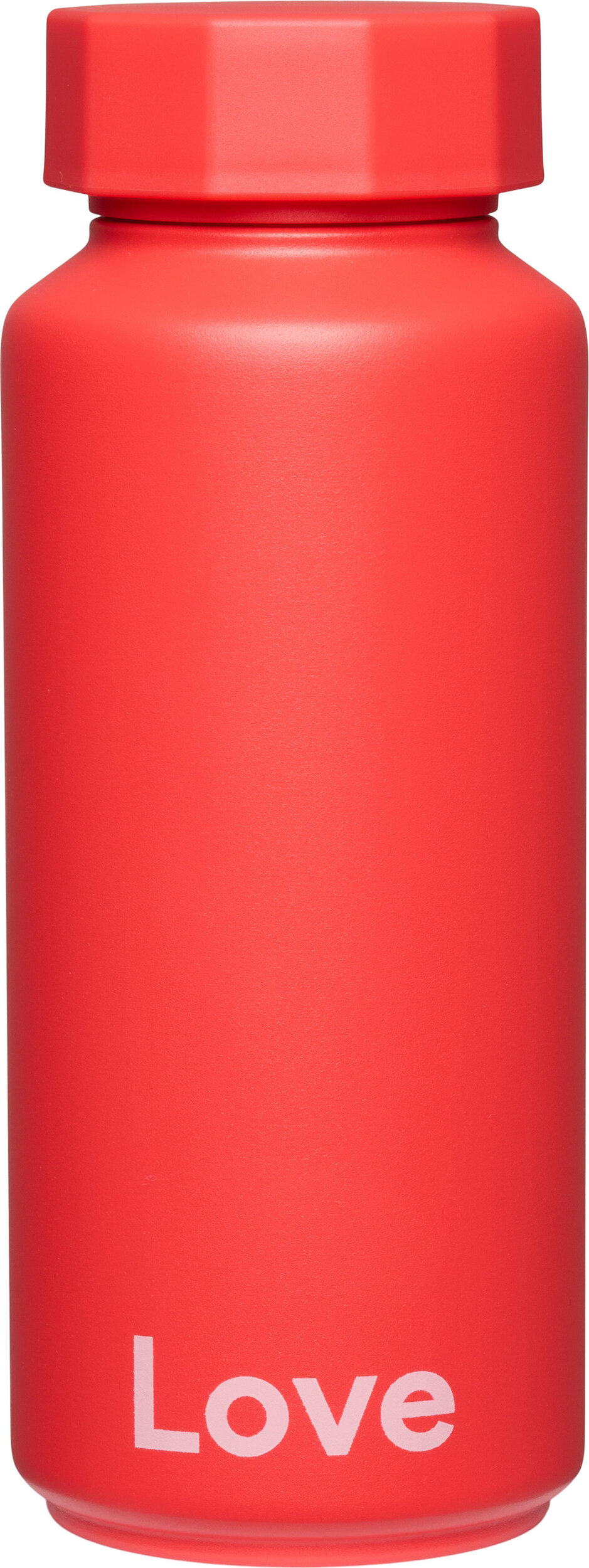 Tone-On-Tone Thermoflasche Love, rot