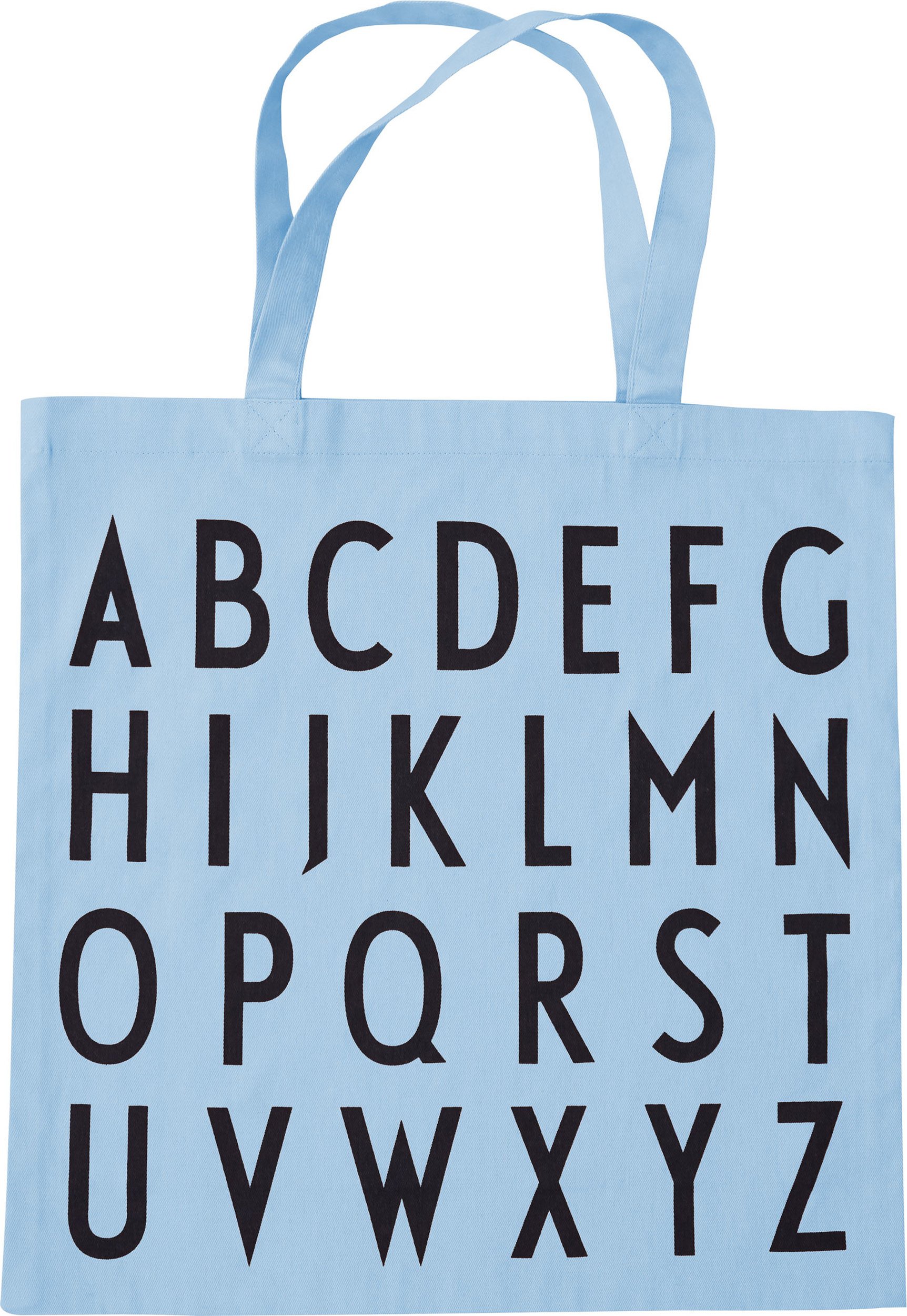 Torba na zakupy Design Letters ABC błękitna