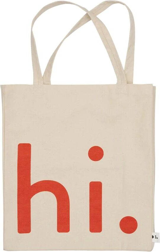 Torba uniwersalna Design Letters Hi beżowo-koralowa