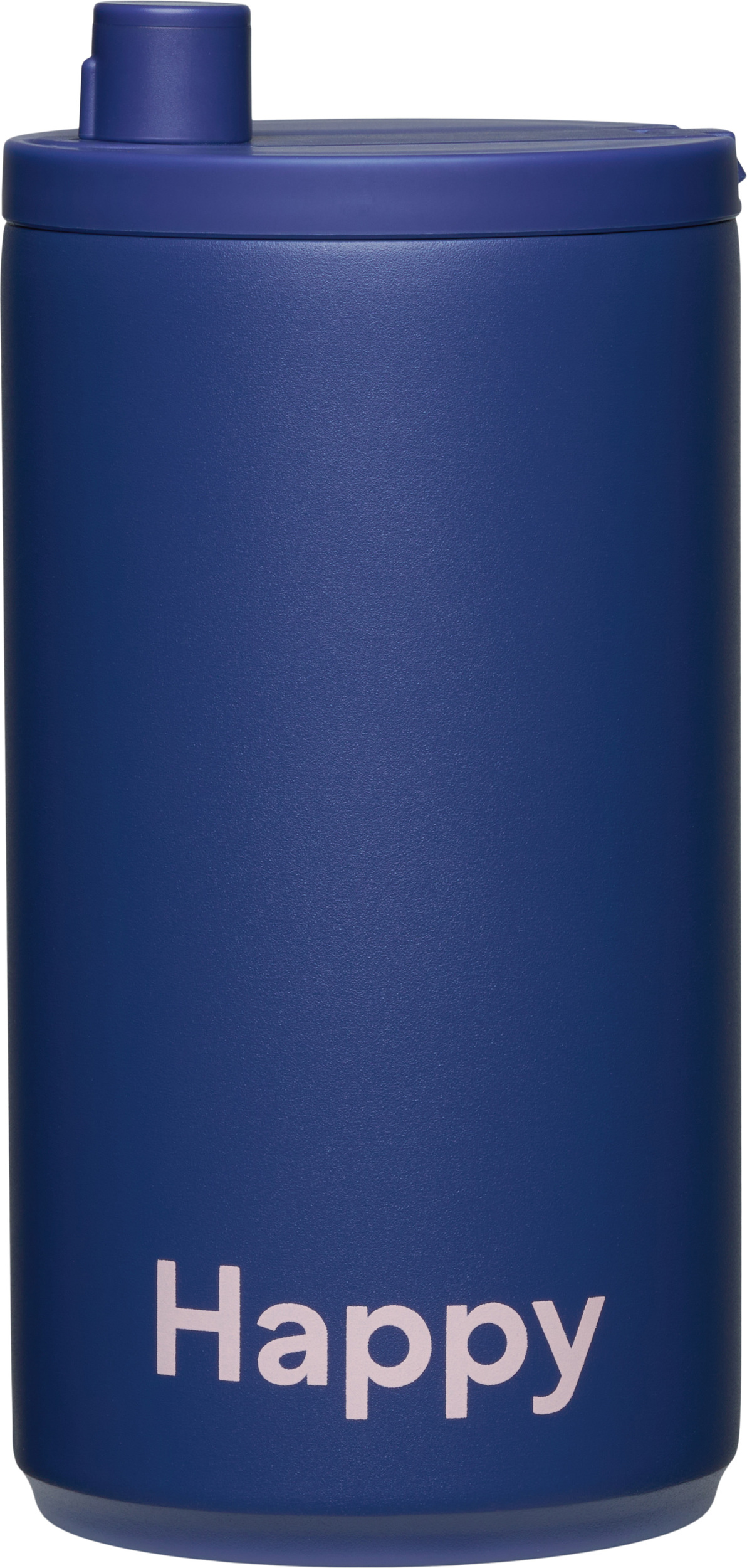 Travel Thermobecher Happy, marineblau